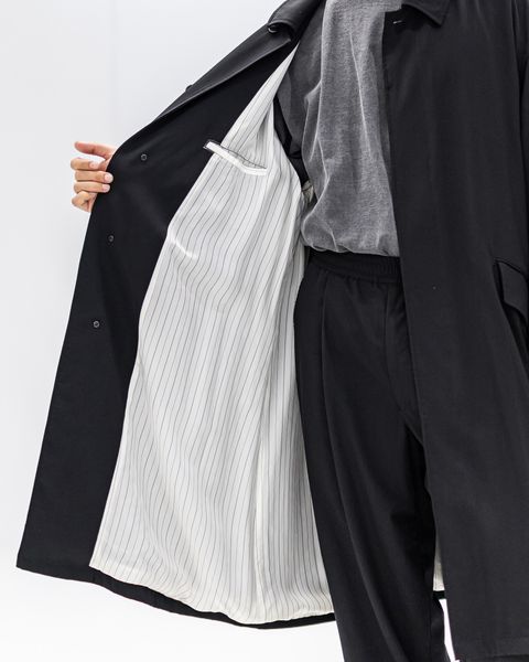 Graphpaper Fulled Wool Gabardine Oversized Ball Collar Coat 9月13日(土)新作発売！