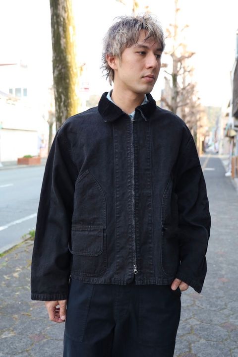 Gurank グランク 26SS カーディガン CH Logger jacket (2612H)BLACK★新作発売！