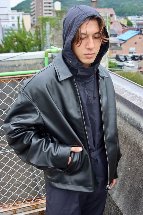 SEDAN ALL-PURPOSE セダンオールパーパス 23AW Synthetic Leather Sports Jacketスタイル