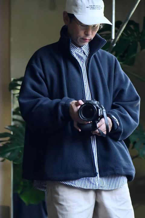 FreshService POLARTEC FLEECE STAND COLLAR BLOUSON"NAVY"スタイル