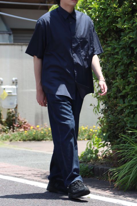 Graphpaper  Broad S/S Oversized Regular Collar Shirt style.2022.6.4