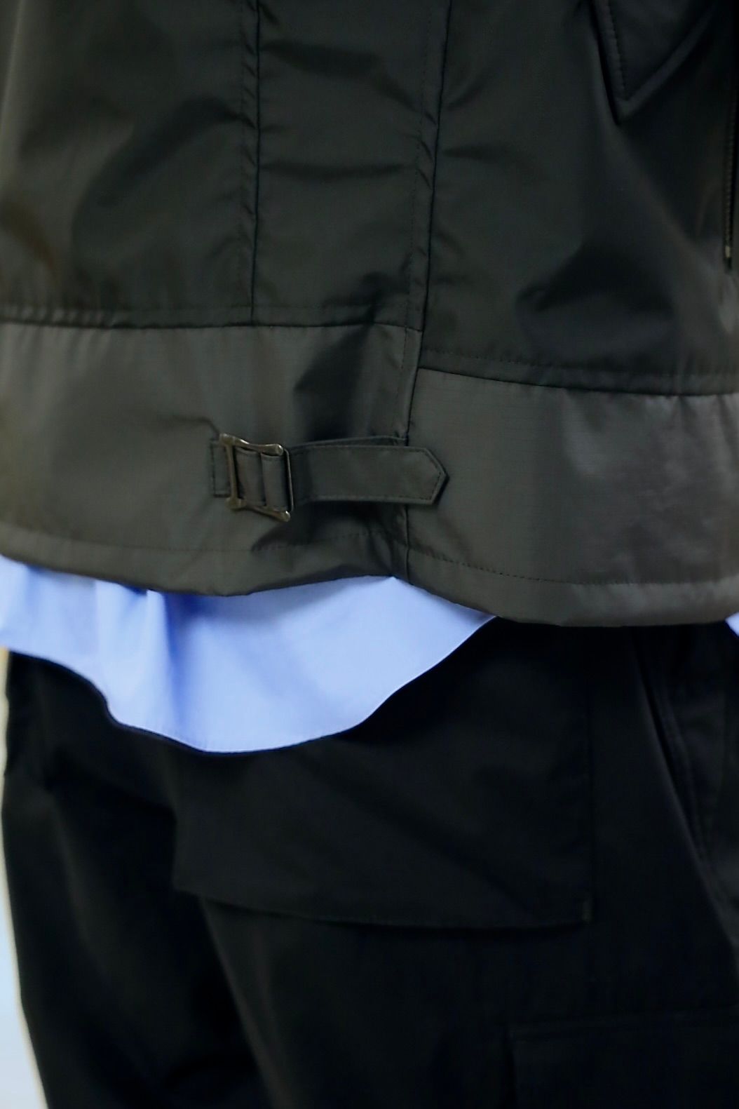 アイジュンヤワタナベマン 26SS THE NORTH FACE Wネーム ナイロンライダースジャケット(WQ-J914-100)BLACK☆3月20日(金)発売！