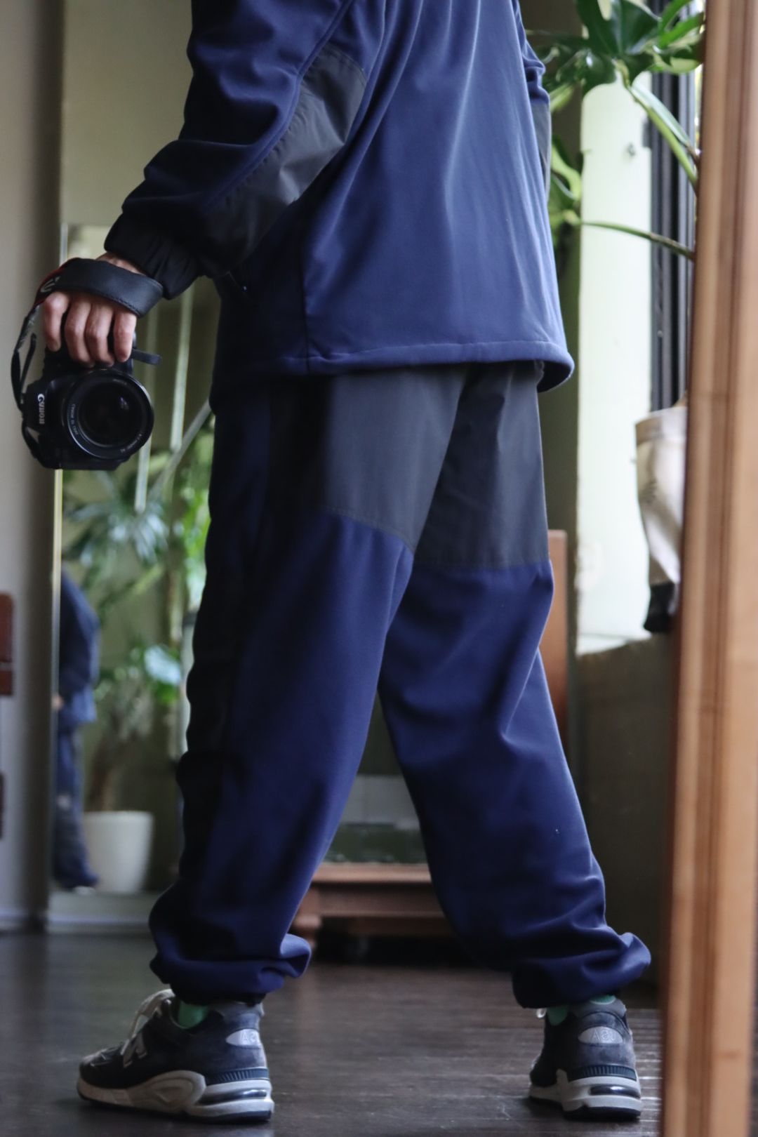 イズネス22AW THM FLEECE PANTS (1003AWPT01)NAVY