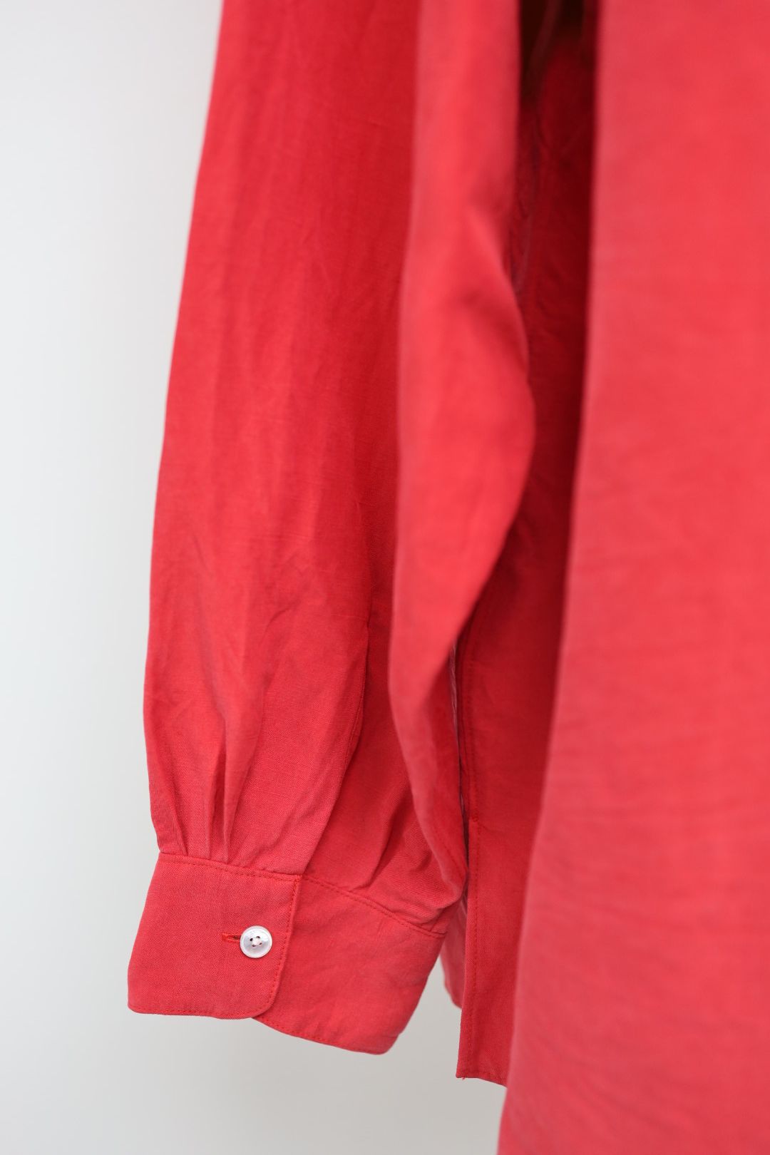 アプレッセ 2026 STYLE1  Vintage Silk Linen Open Collar Shirts(26SAP-02-08)RED☆4月11日(土)発売！