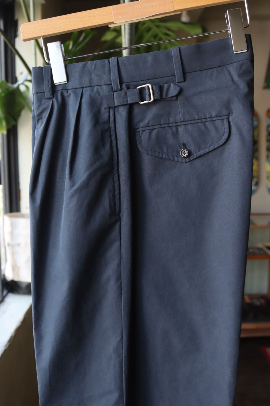 アプレッセ23SS High Density Weather Cloth Trousers (23SAP-04-21H)NAVY