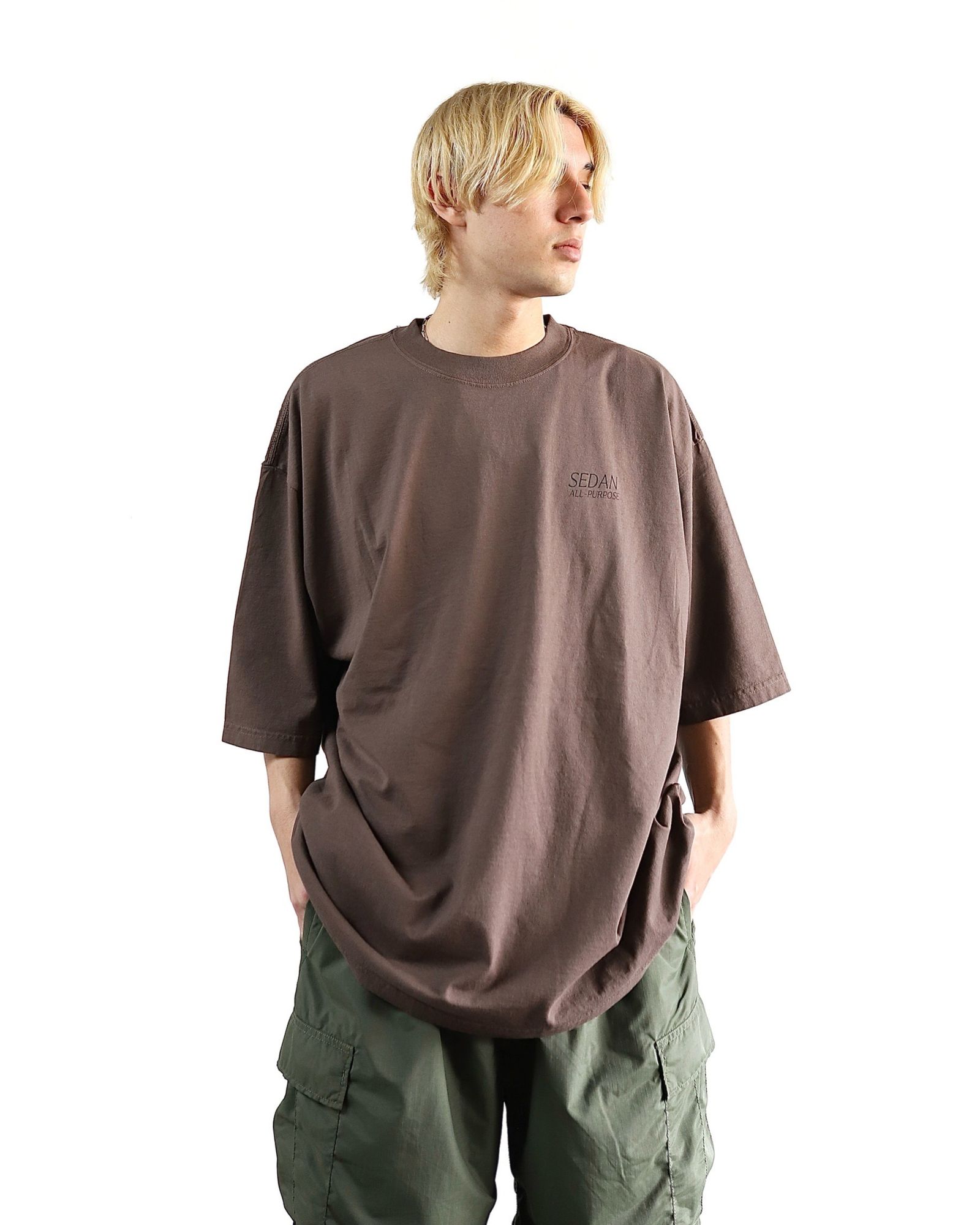セダンオールパーパス 24SS Garment Dyed S/S Tee style(Brown) 2024.4.5