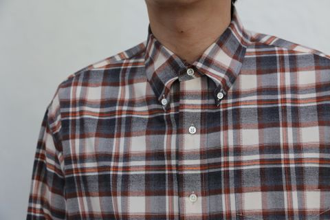 Graphpaper2020AW 新作THOMAS MASON for GP Check B.D Box Shirt style.2020.9.27.