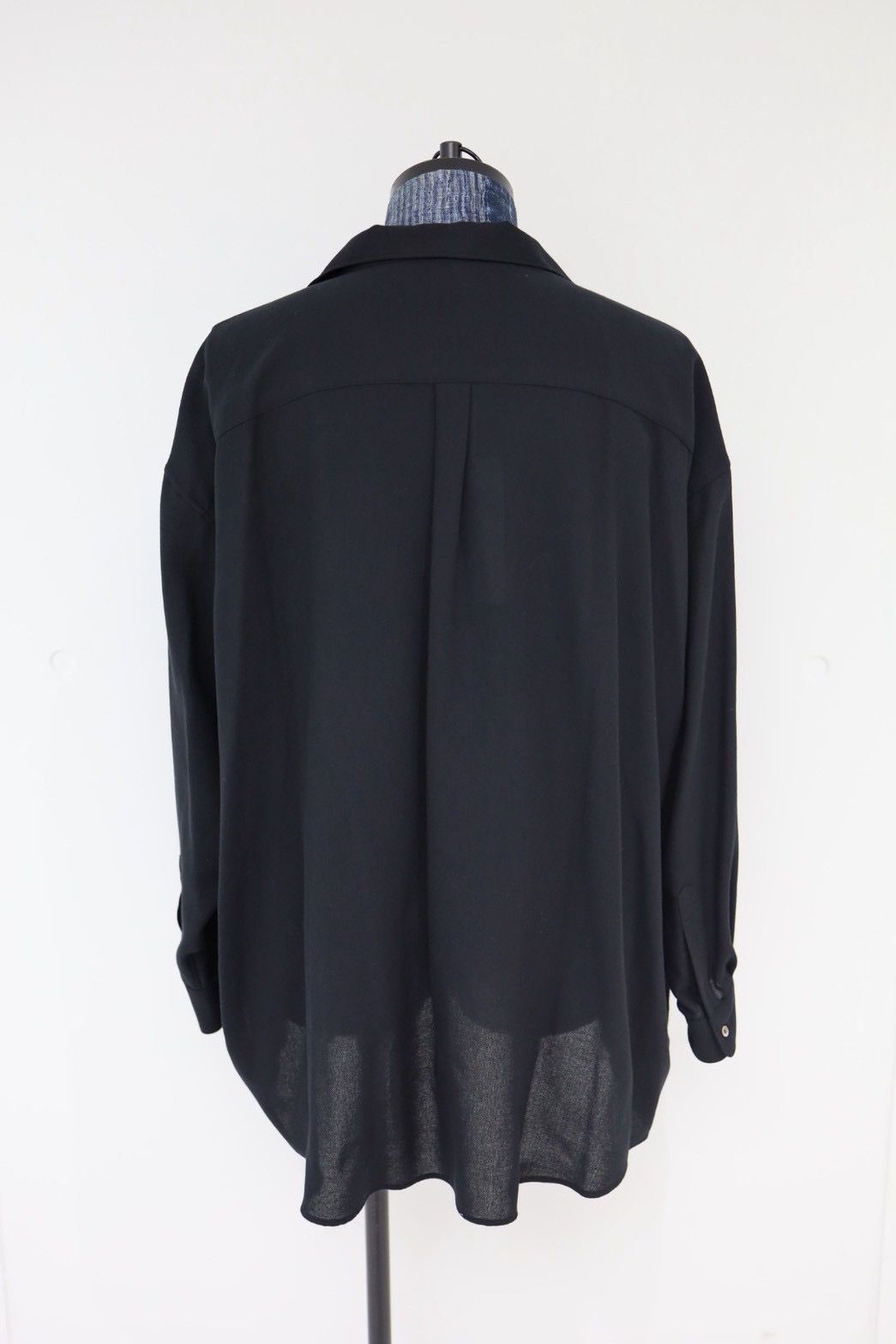 グラフペーパー 26SS Viscose Viyella L/S Sleeping Shirt(GM261-50456)BLACK☆3月14日(土)発売！