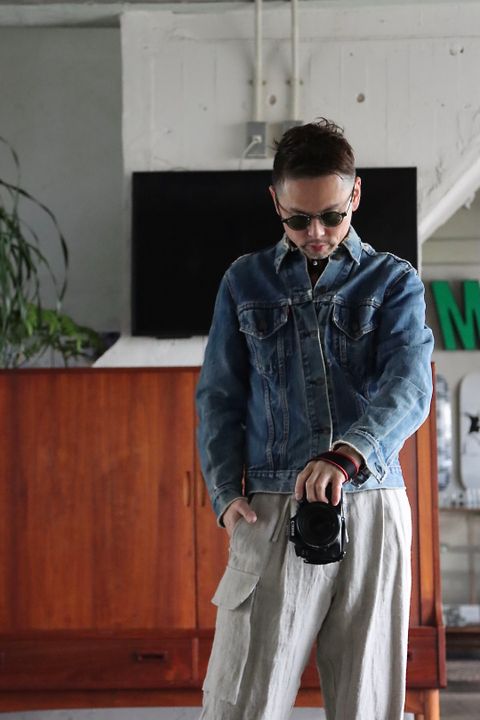 blurhms  22SS Linen Twill 5P Easy Pants"Natural"style.2022.2.8.