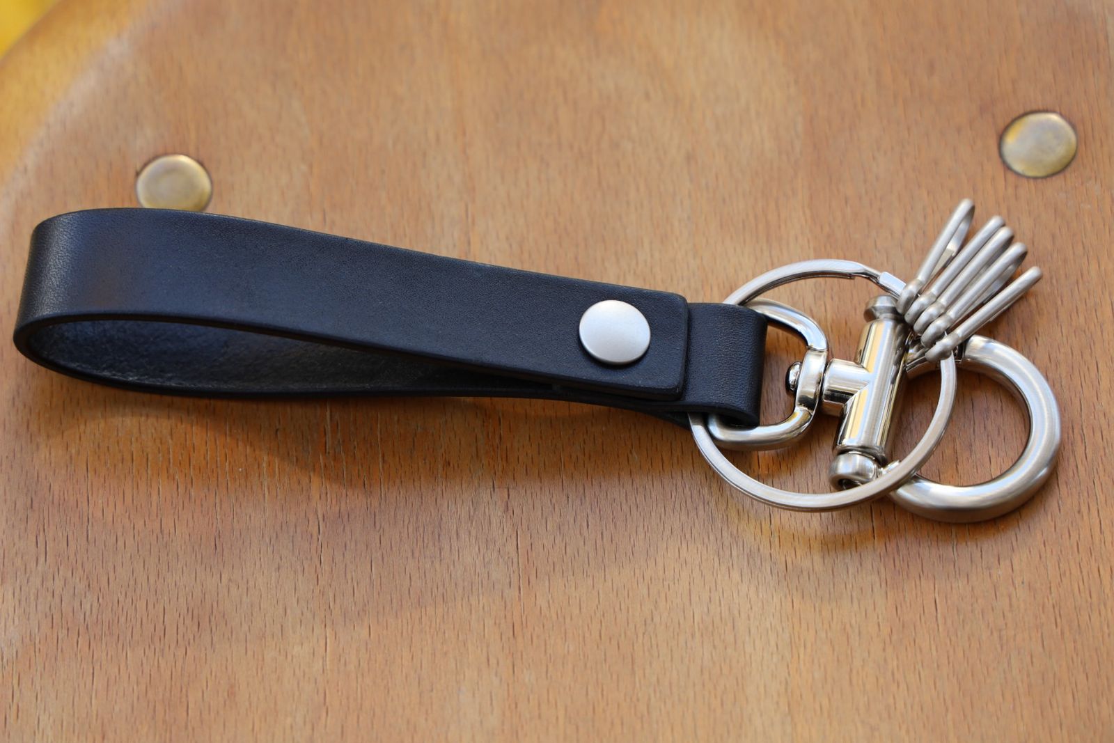 エンダースキーマ キーホルダー  key flock(qn-rc-kha)black☆12月6日(土)発売！