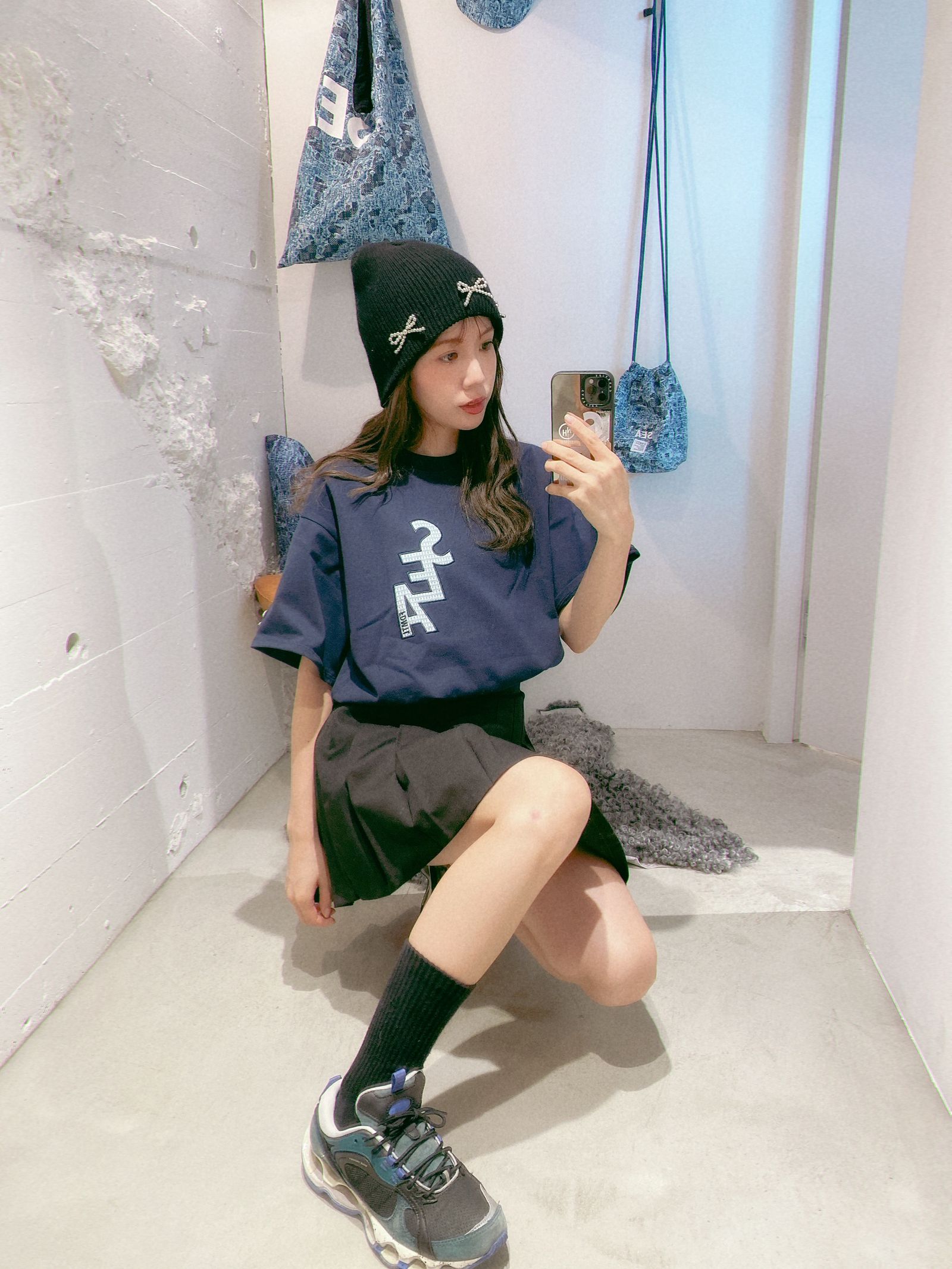 ファンダメンタル Tシャツ FDMTL×WIND AND SEA"PATCH TEE"NAVY☆10月5日(土)発売！