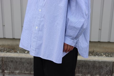 FreshService CORPORATE STRIPE REGULAR COLLAR SHIRT(FSW-22-SH_15) style. 2021.11.21.