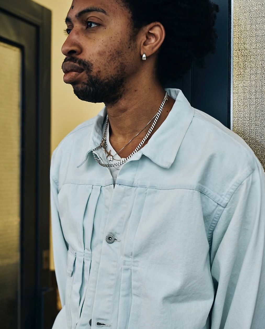 ファウンダ 25SS DENIM TRACKER JACKET(015D251007)FADE