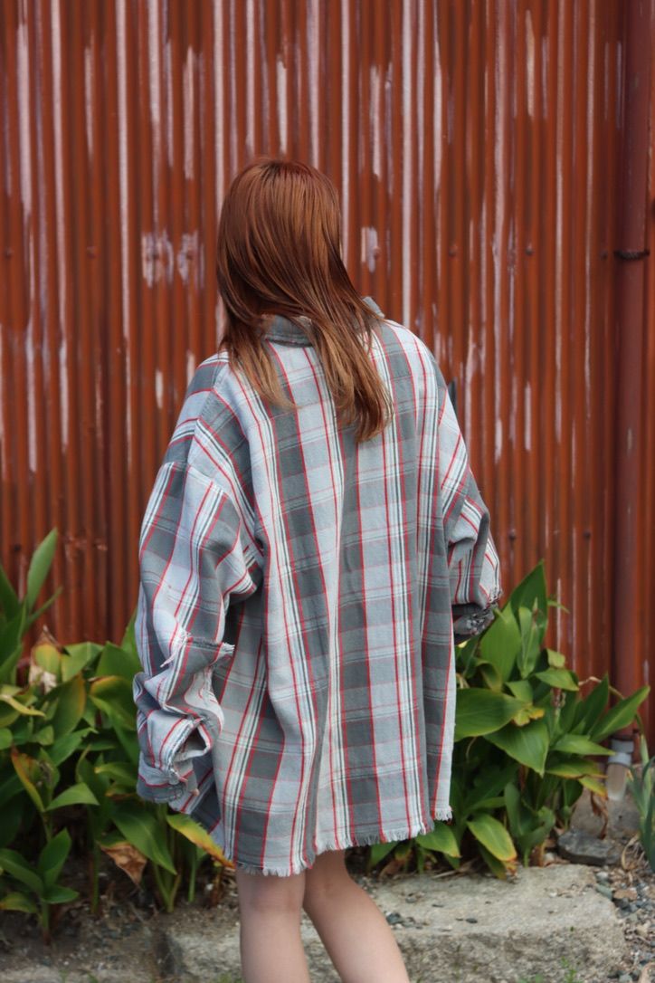 ©SAINT M×××××× 22AW Saint Mxxxxxx X Shermer AcademyコラボチェックシャツSTYLE.2022.10.18