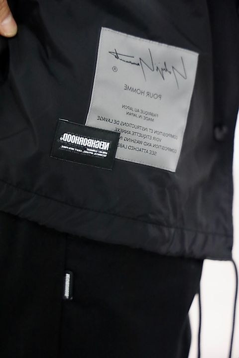 Yohji Yamamoto × NEIGHBORHOOD ウィンドブレーカージャケットスタイル