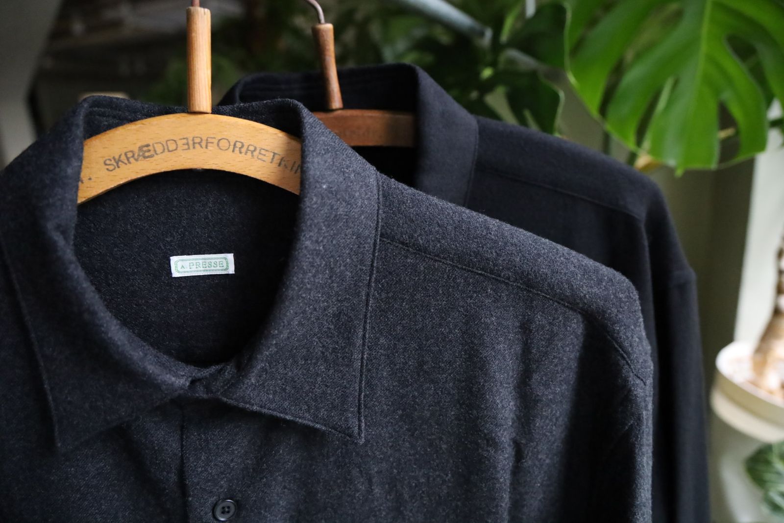 アプレッセ 2026 STYLE2 Wool Regular Collar Shirt(26AAP-02-18)BLACK☆9月5日(土)発売！