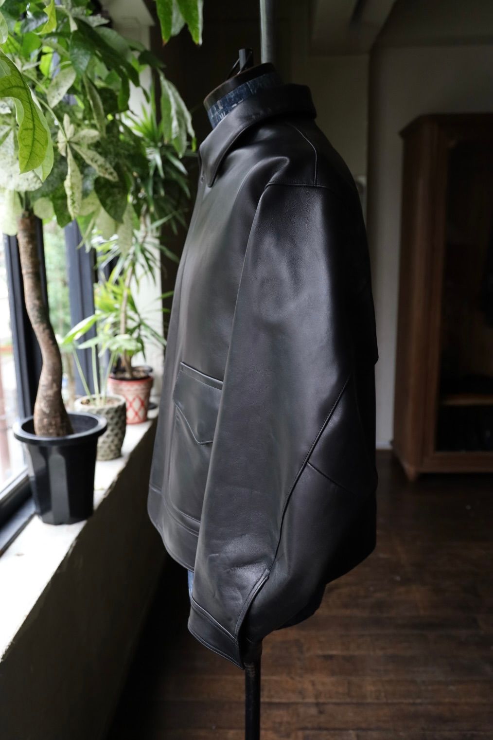アプレッセ 2025 STYLE2 Leather Type A-2 Flight Jacket(25AAP-01-12)BLACK☆9月27日(土)発売！
