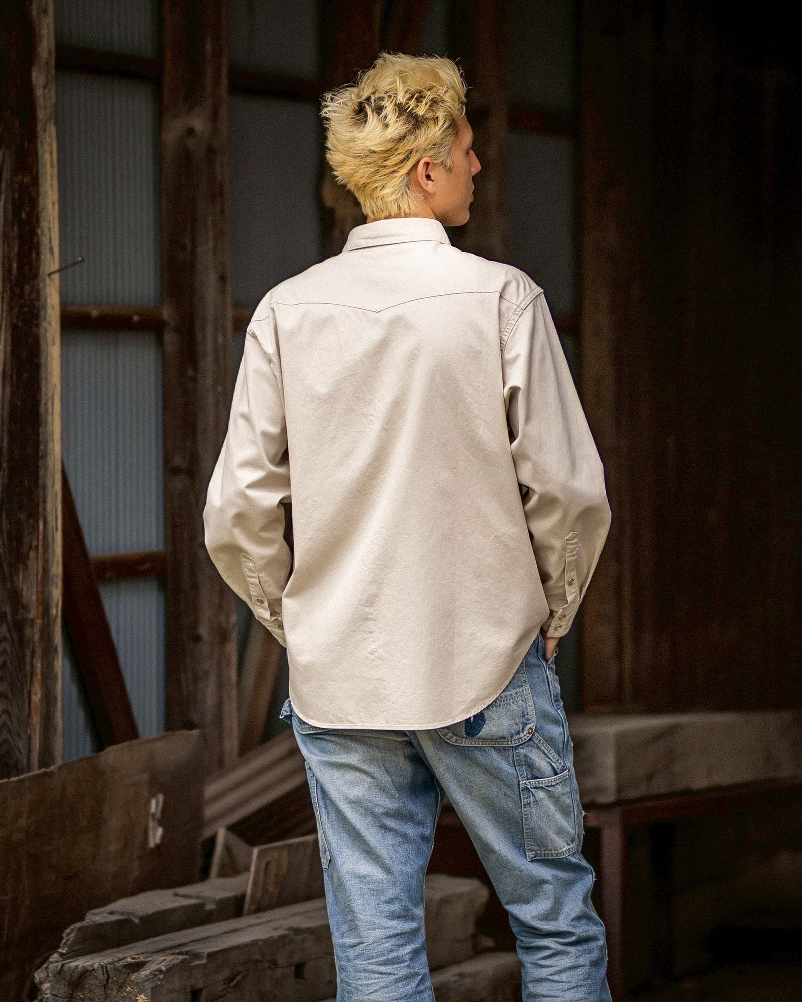 FOUNDOUR WESTERN SHIRT MARK スタイル!