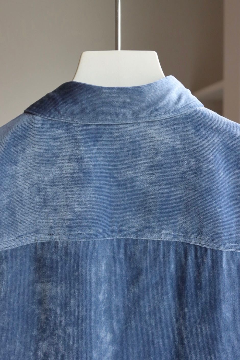 ヨーク 25FW シャツ Rayon Corduroy Western Shirt(YK25FW01084SH)BLUE