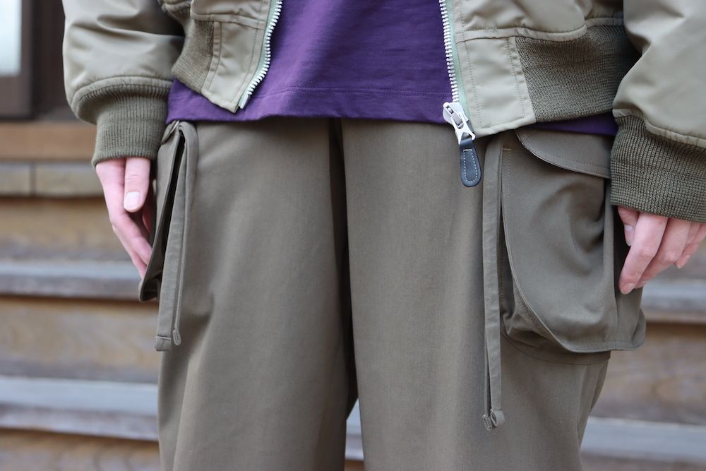 doublet VEGETABLE DYED MA-1(22SS13BL132) style.2022.1.19.