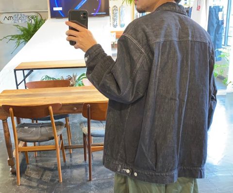Graphpaper Colorfast Denim Blouson"INDIGO"Style.7.28.