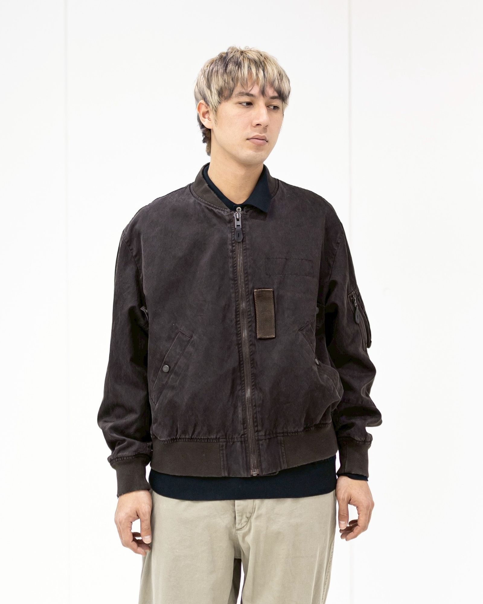 アプレッセ 2026 STYLE1 Vintage Silk Light B-15C Flight Jacket (26SAP-01-22)BROWN☆2月7日(土)発売！