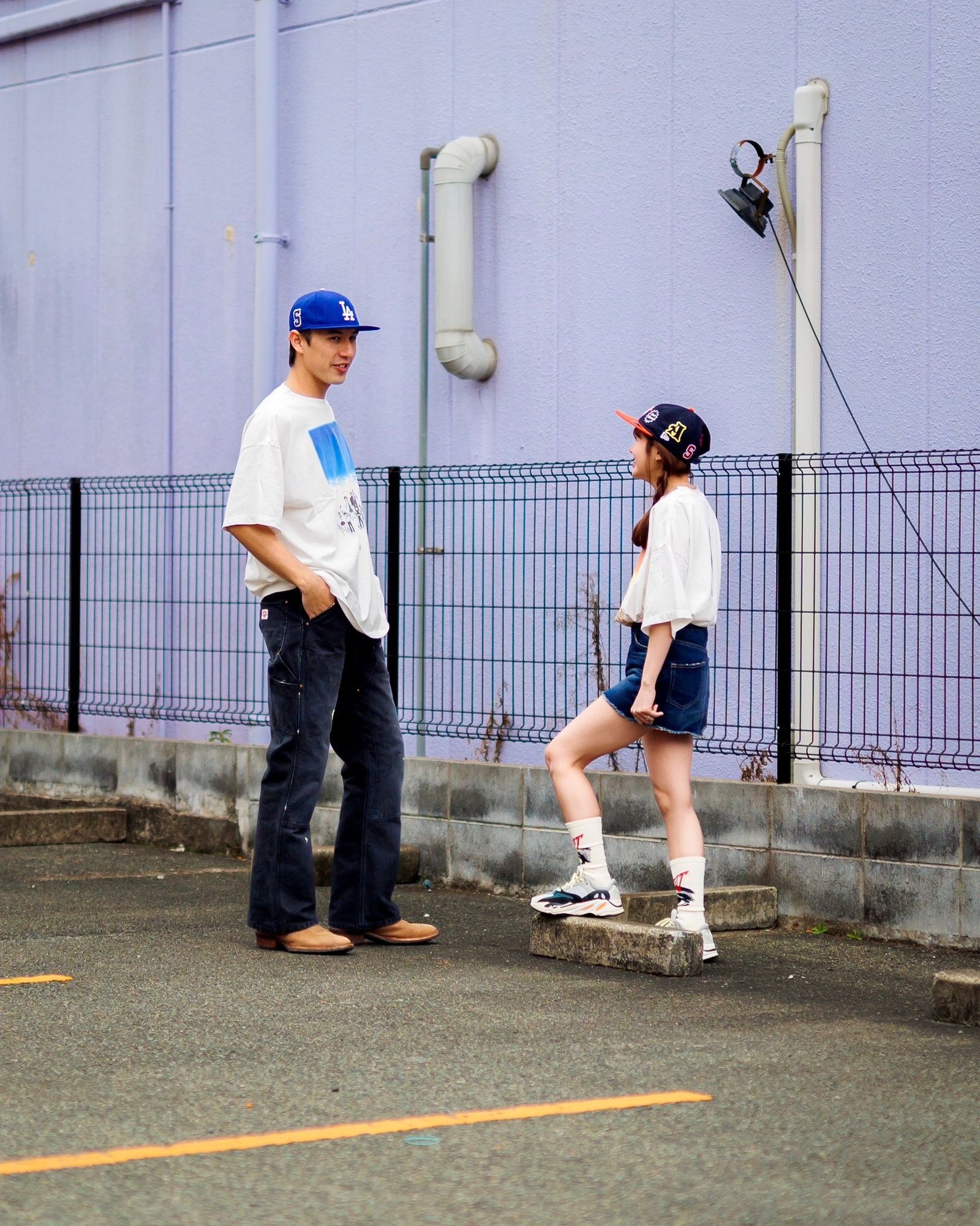 セントマイケル25SS シン・エヴァンゲリオン劇場版TシャツEV_SS TEE/BLUE(SM-HR8-0000-C12)WHITE