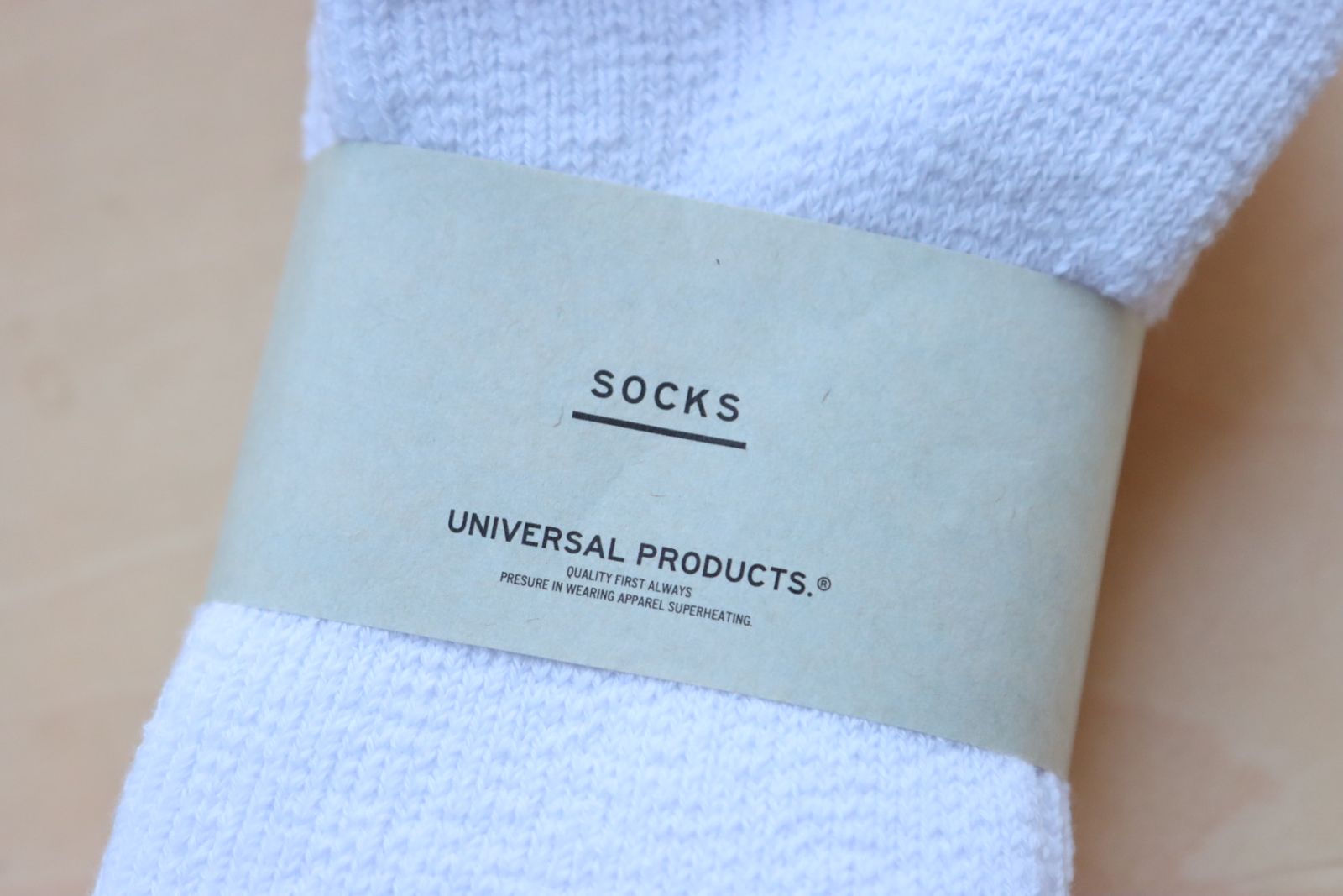 ユニバーサルプロダクツ 3P PILE SOCKS(181-60912)NAVY LINE