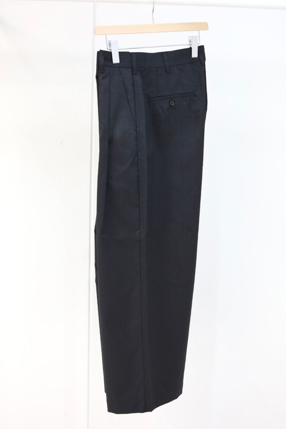 コムデギャルソンオム26SS エステルウールツイルパンツ(HQ-P005-051)BLACK☆2月6日(金)発売！