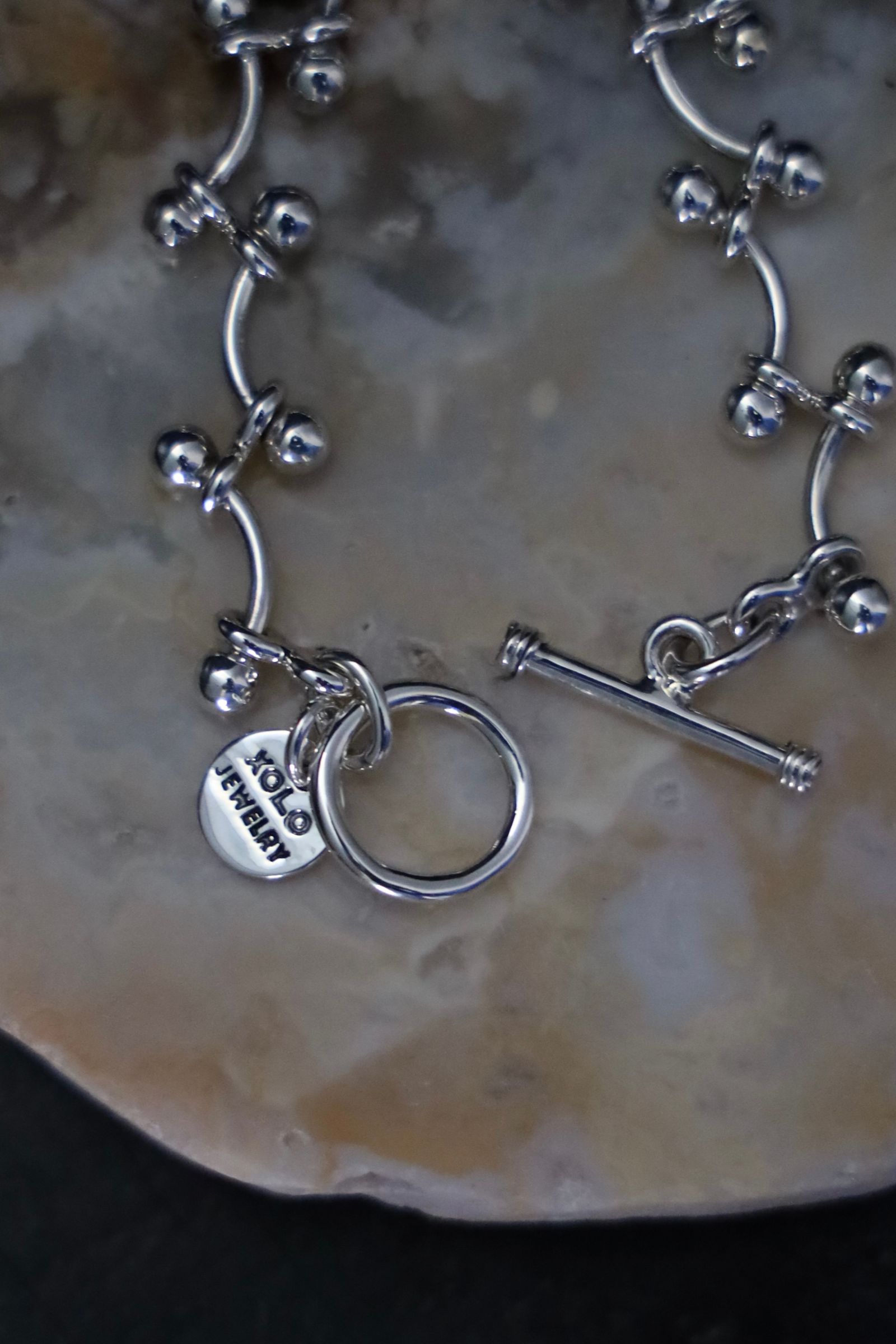 XOLO JEWELRY (ショロ) Tuba Link Bracelet -12mm- XOB018-19