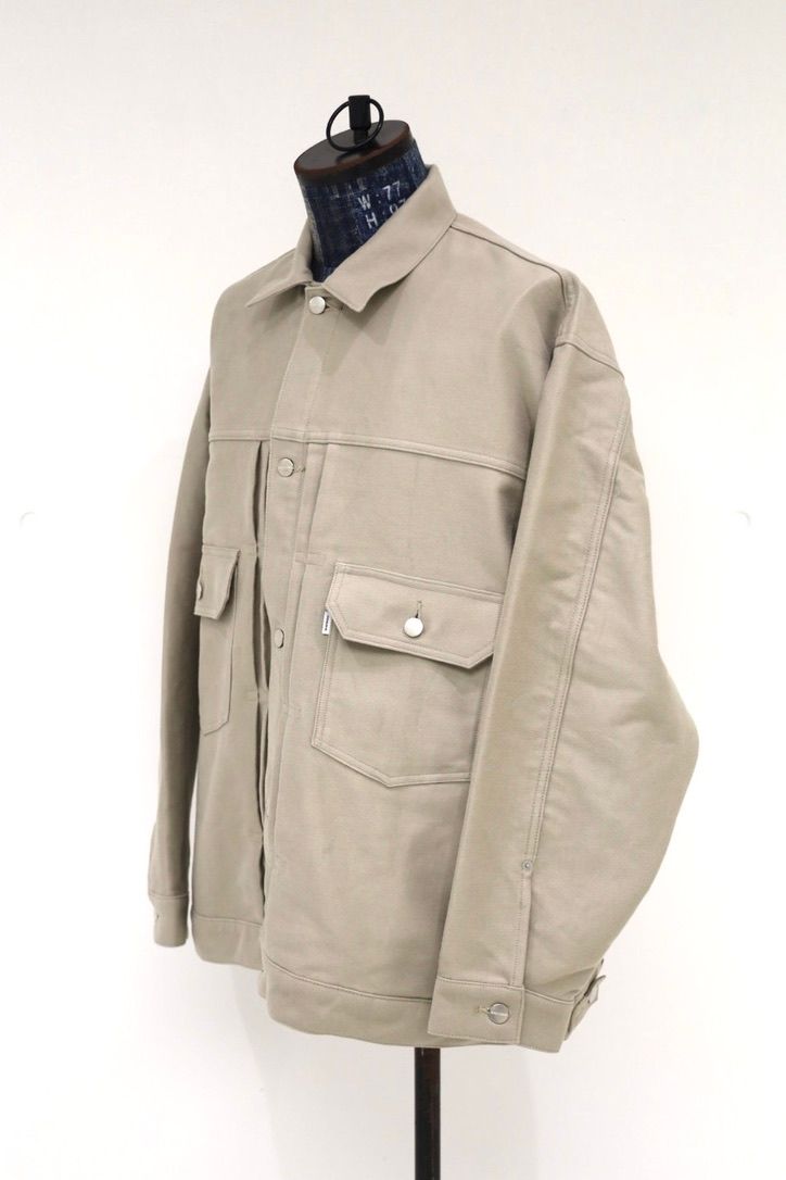 グラフペーパー Cotton Double Serge Jacket(GM263-20450)ASH☆8月8日(土)発売！