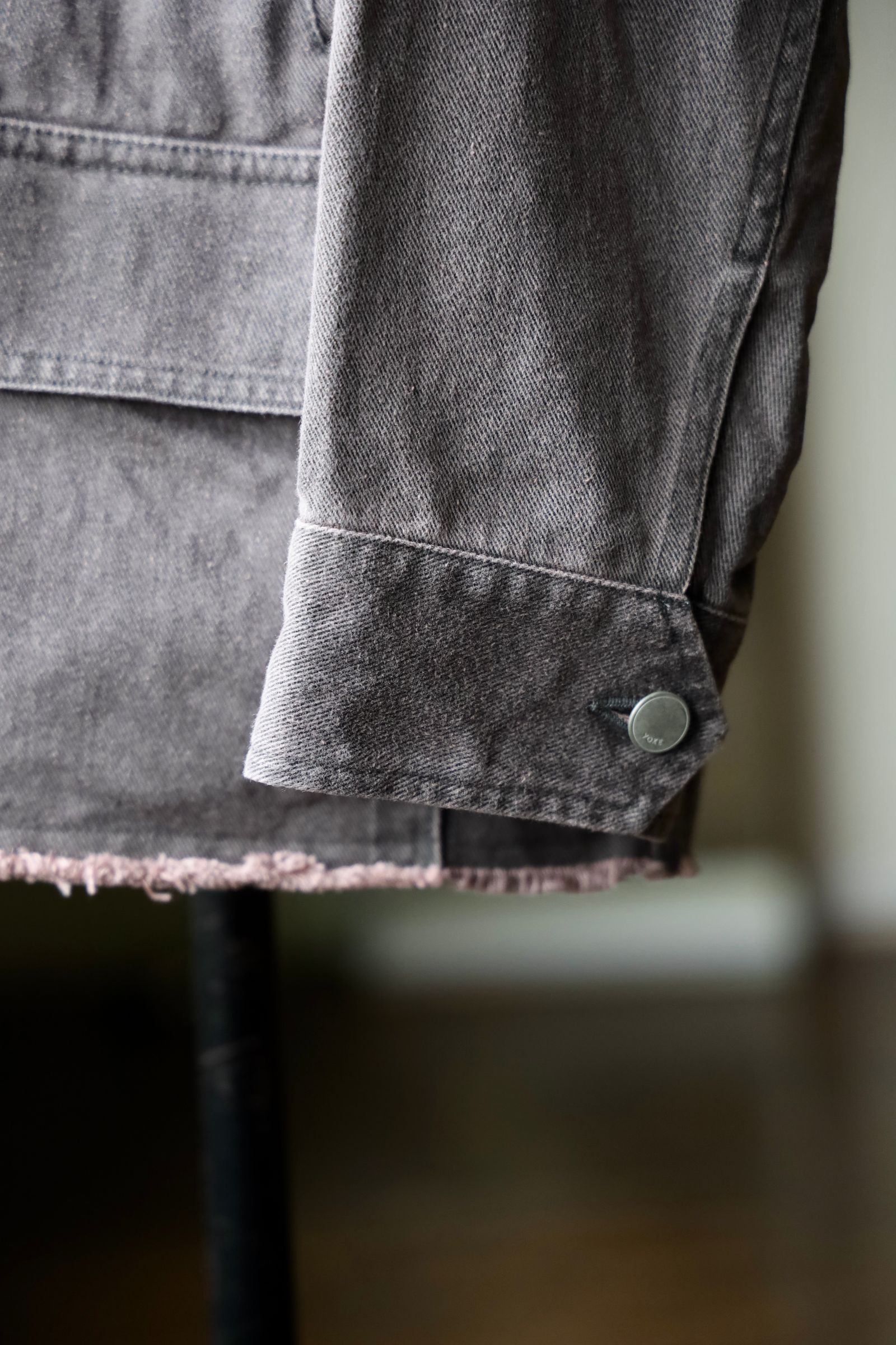 ヨーク25SS カバーオールCOTTON CUT-OFF COVERALL JACKET(YK25SS0925B)DUSTY PINK