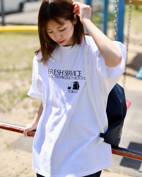 FreshService 新作FS PRINTED TEE "SIGNGNBOARD"style.2023.4.10