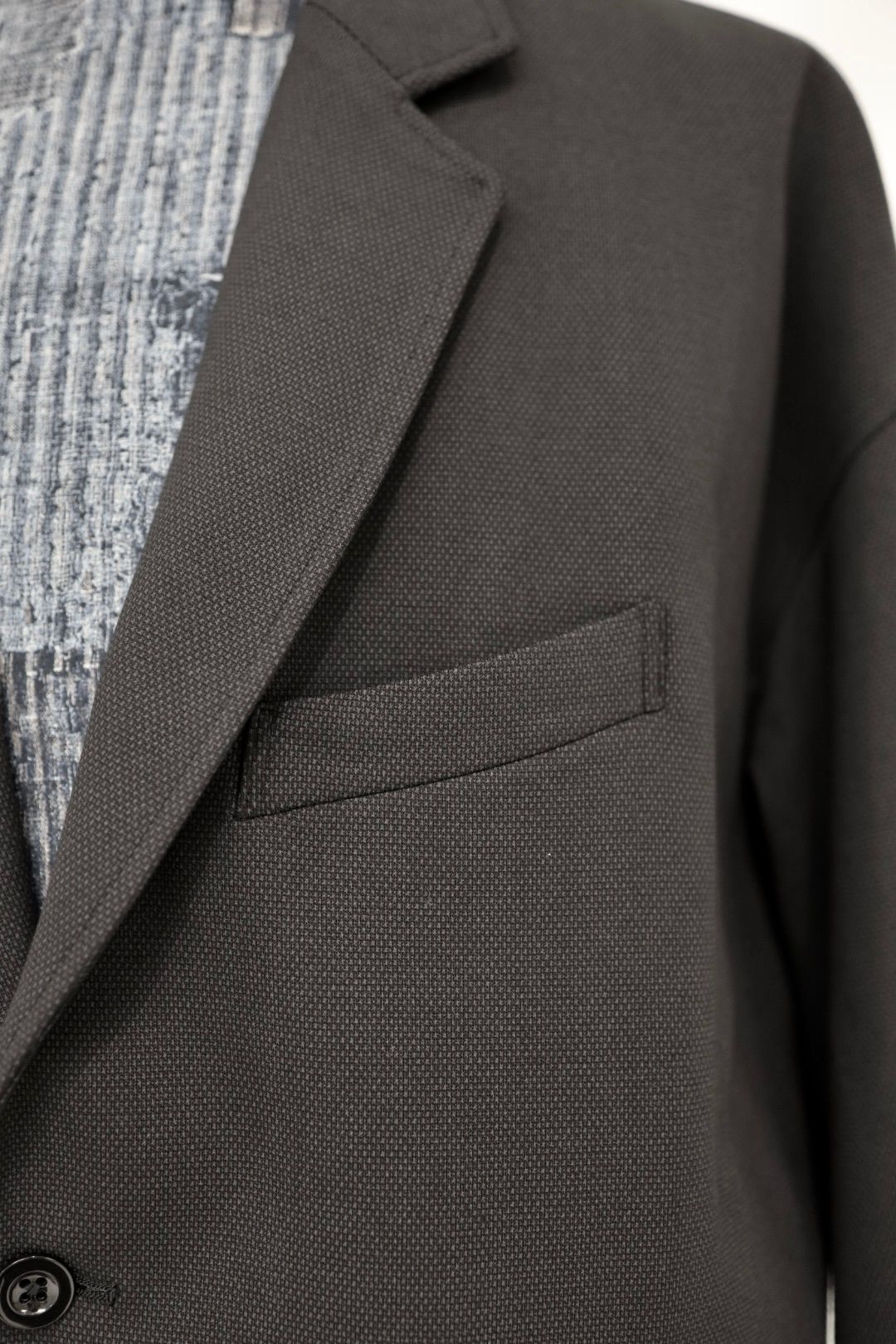 グラフペーパー 25AW SIDOGRAS Melange Ponte Jacket(GM254-20049)BLACK☆11月29日(土)発売！