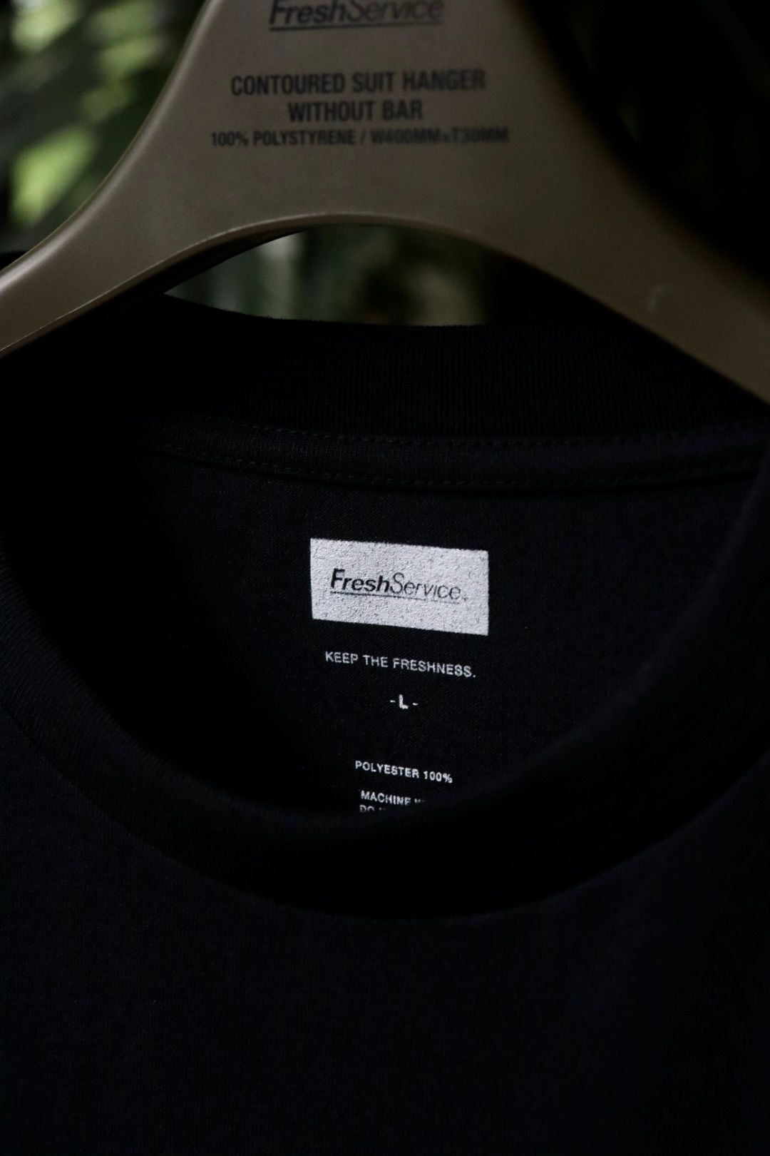 フレッシュサービス DRY JERSEY L/S CREW NECK TEE(FSC253-70084B)BLACK★7月26日(土)発売！