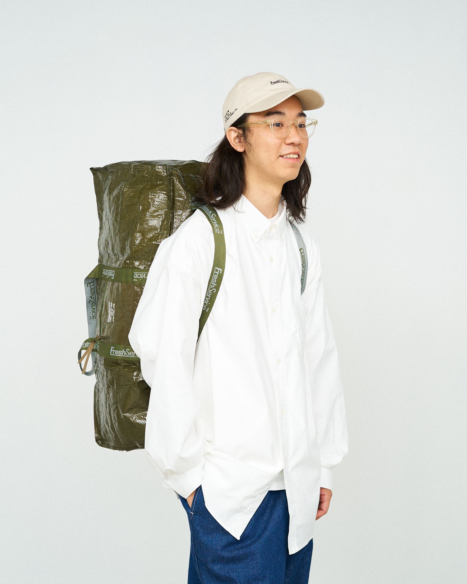 フレッシュサービス タープダッフルバッグ TARP DUFFLE BAG"KHAKI"☆6月22日(日)発売！