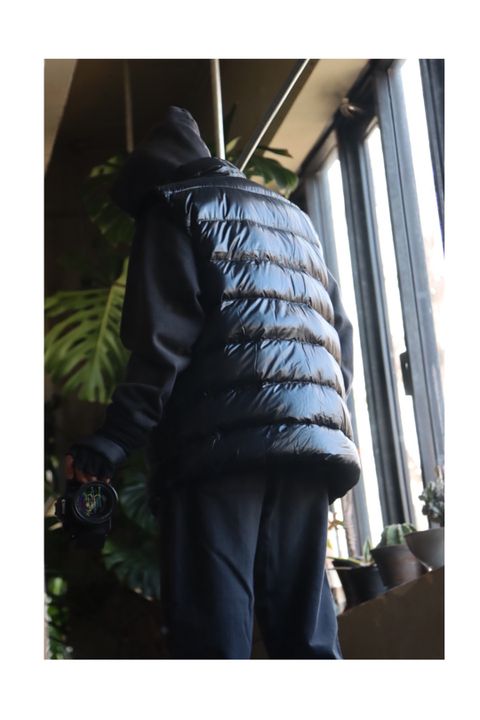 CANADA GOOSE CROFTON VEST BLACK LABELスタイル