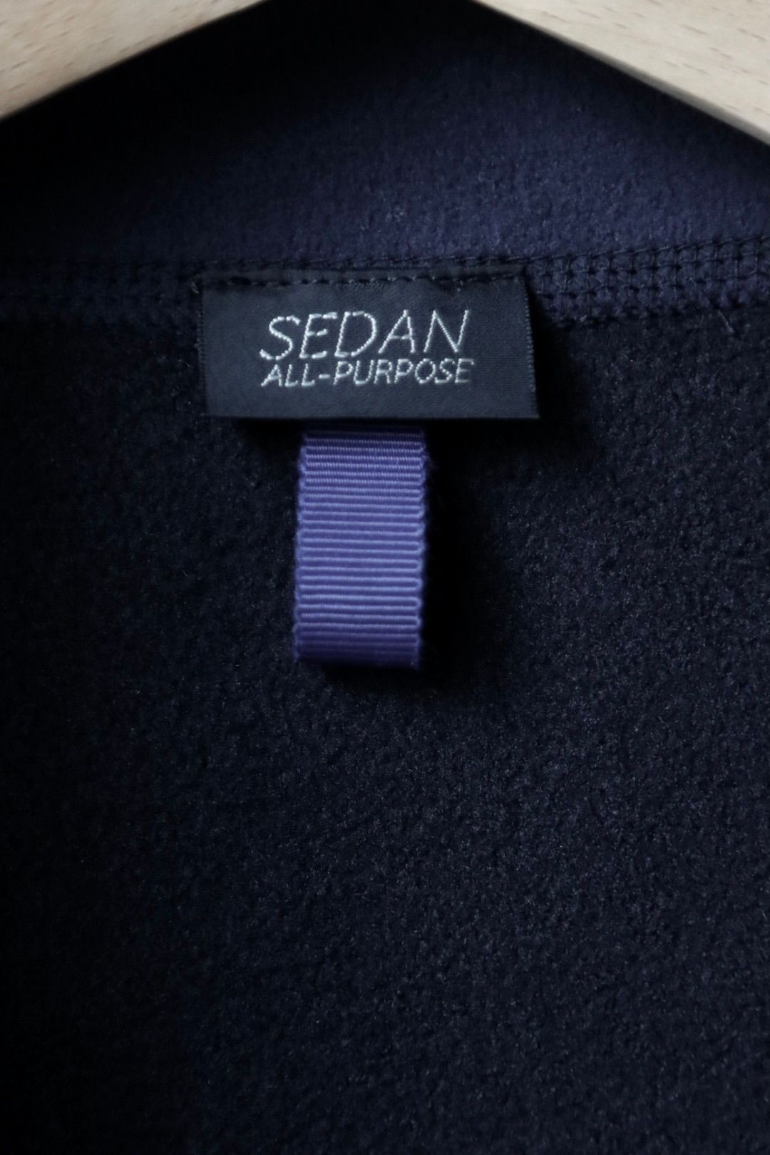 セダンオールパーパスFW23 Fleece Full Zip Vest (SD23F-CT06)Black