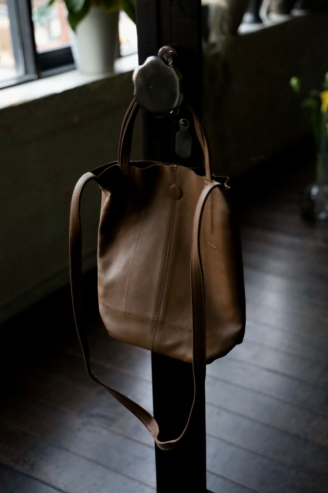 Morphee / モルフェトートバッグ 2WAY SMALL TOTE(LONG)CAMEL