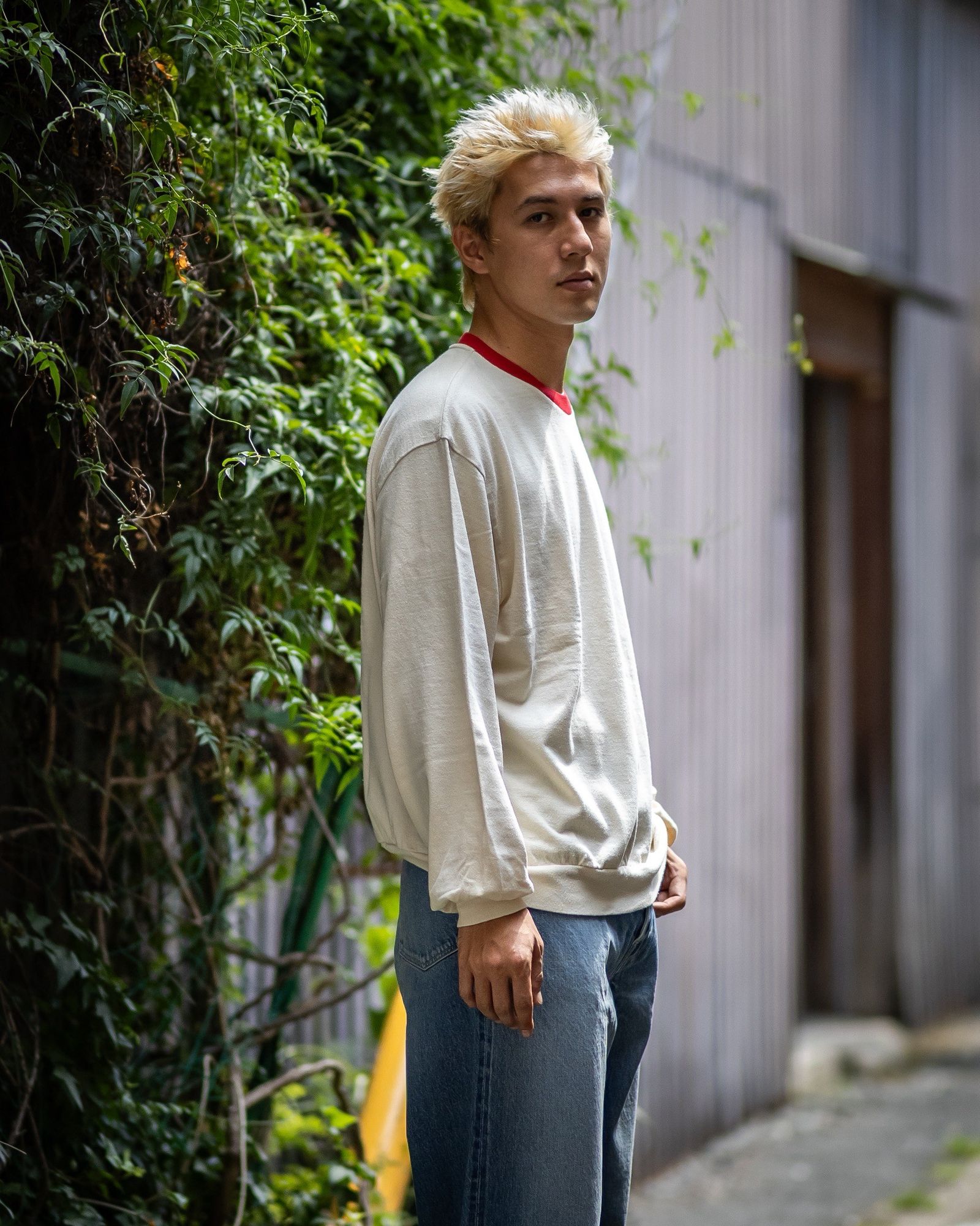blurhms Co/Silk Nep Ringer Tee L/S 新作発売！