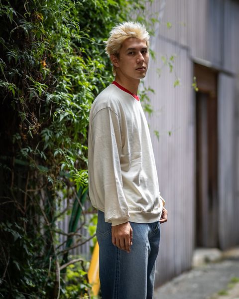 blurhms Co/Silk Nep Ringer Tee L/S 新作発売！