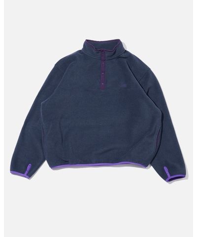 セダンオールパーパスFW23 Fleece Snap Pullover (SD23F-CT07)Navy