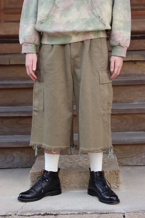 doublet WASTE VEGETABLE DYED HOODIE(22SS28CS209) style.2022.1.15.