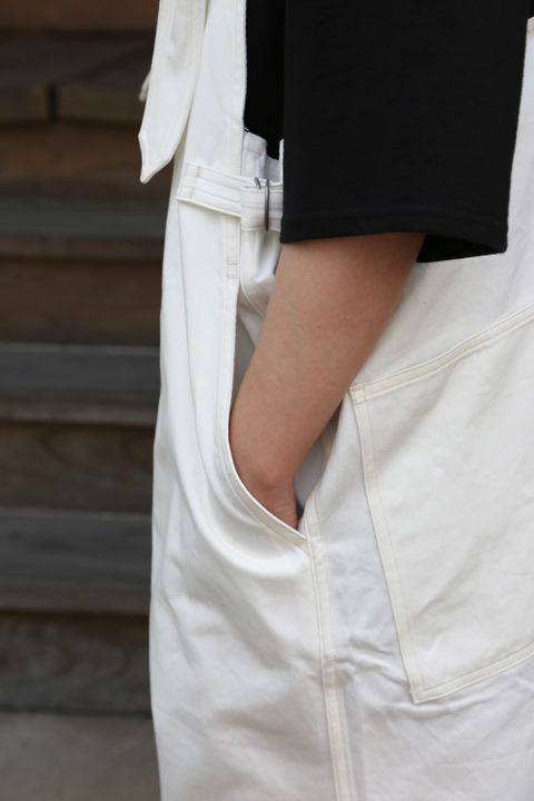 blurhms ROOTSTOCK Chino Salvage Overalls style. 2021.08.05.