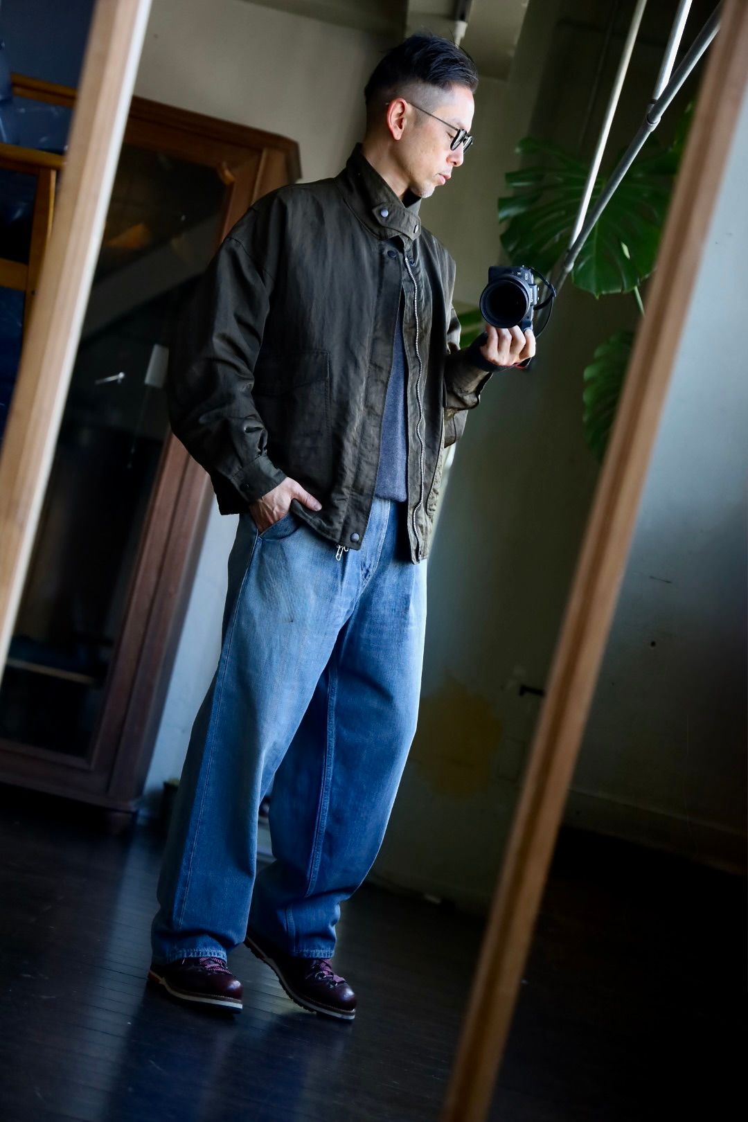ヨーク25SS NYLON BOMBER JACKET(YK25SS0909B)KHAKI☆1月18日(土)発売！