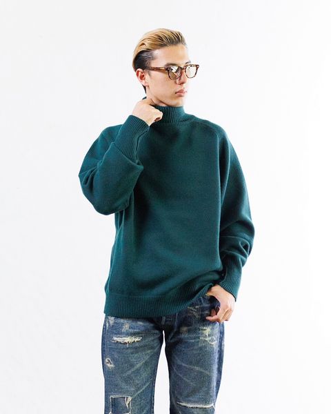 A.PRESSE Tweed Harrington Jacket ミックススタイル