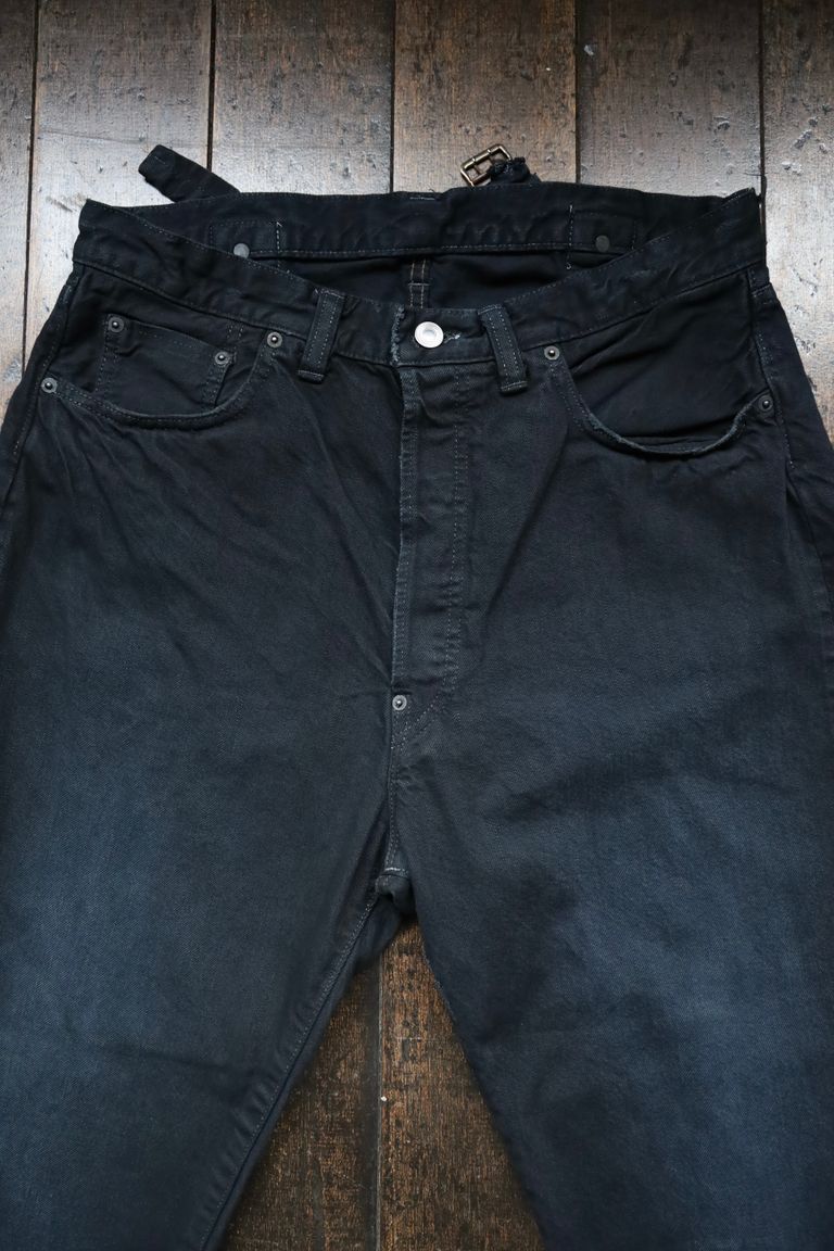 A.PRESSE - アプレッセ No.37 Washed Wide Denim Pants(25SAP-04-05H 