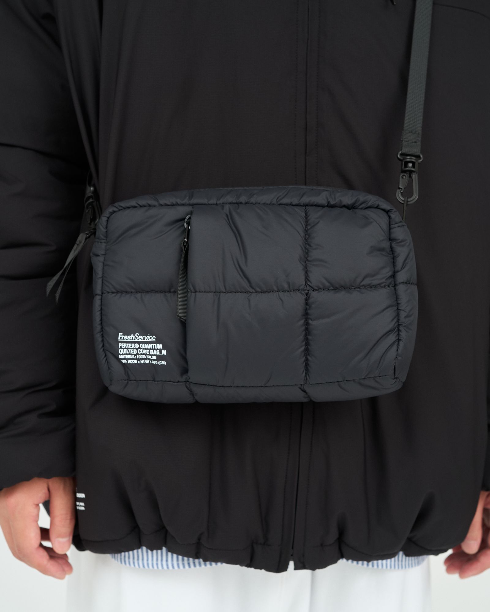 フレッシュサービス 26AW PERTEX® QUANTUM QUILTED CUBE BAG_M(FSP263-90021)BLACK☆10月17日(土)新作発売！