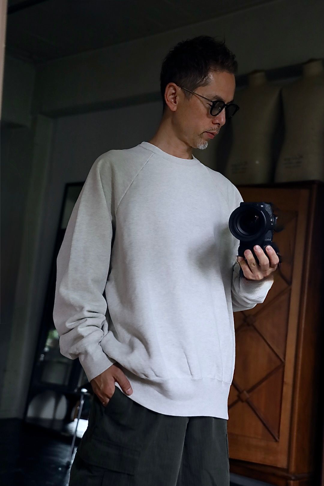 A.PRESSE 2026 STYLE2 Vintage Sweatshirtスタイル