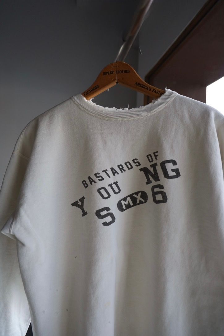 セントマイケル25SS BJ_CREW NECK SWEAT(SM-HR8-0000-C38)WHITE☆2月8日(土)発売！
